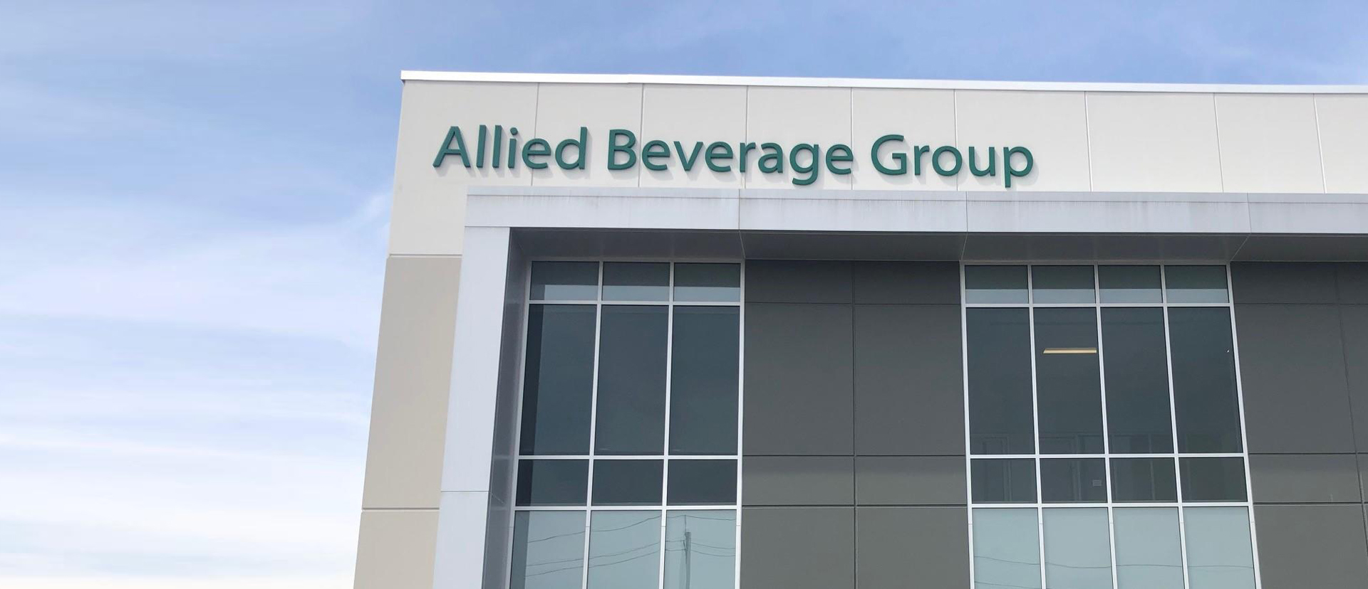 Allied Beverage Group Channel Letter Sign