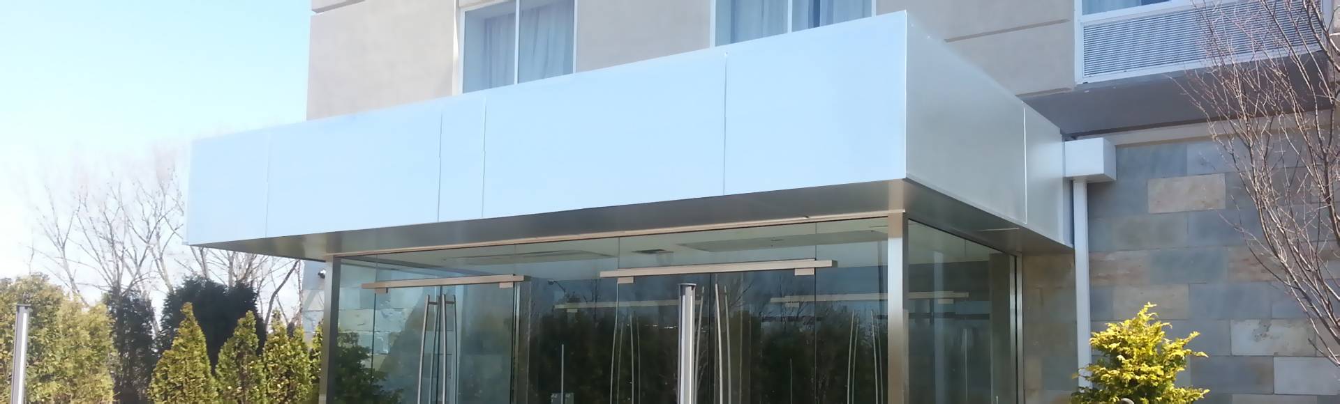 Commercial Metal Awnings NJ NYC Custom Framework